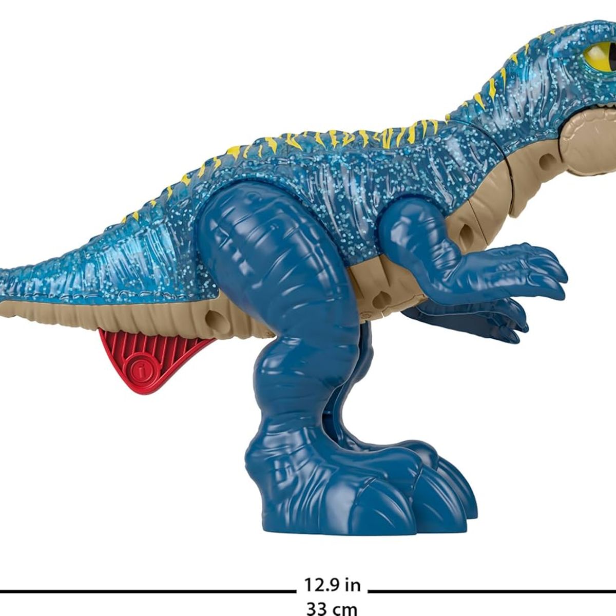 JURASSIC WORLD - Dinosaurio Baryonyx Imaginext dinosaurio Growl & Glow Baryonyx con luces sonidos