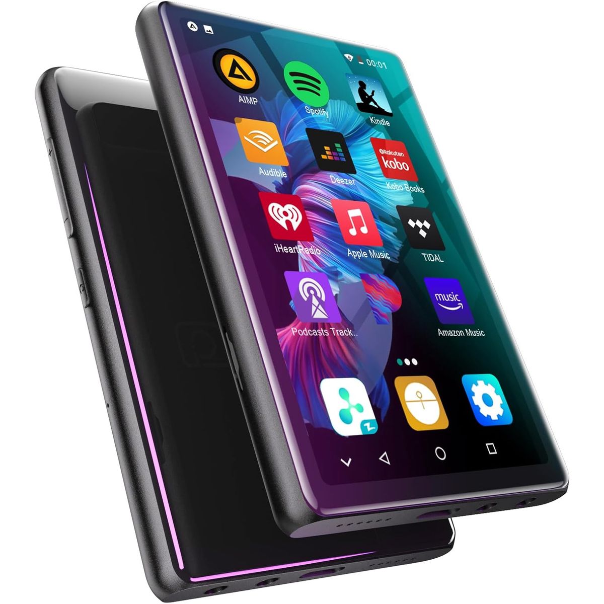 GENERICO - Luoran Reproductor MP3 portátil Android 8.1 streaming música pantalla IPS 4 pulgadas