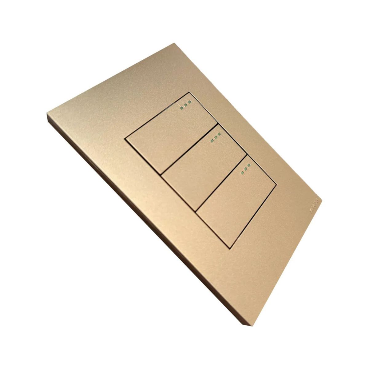 MERCURY - Interruptor Triple Conmutable  Golden Luxury Mercury