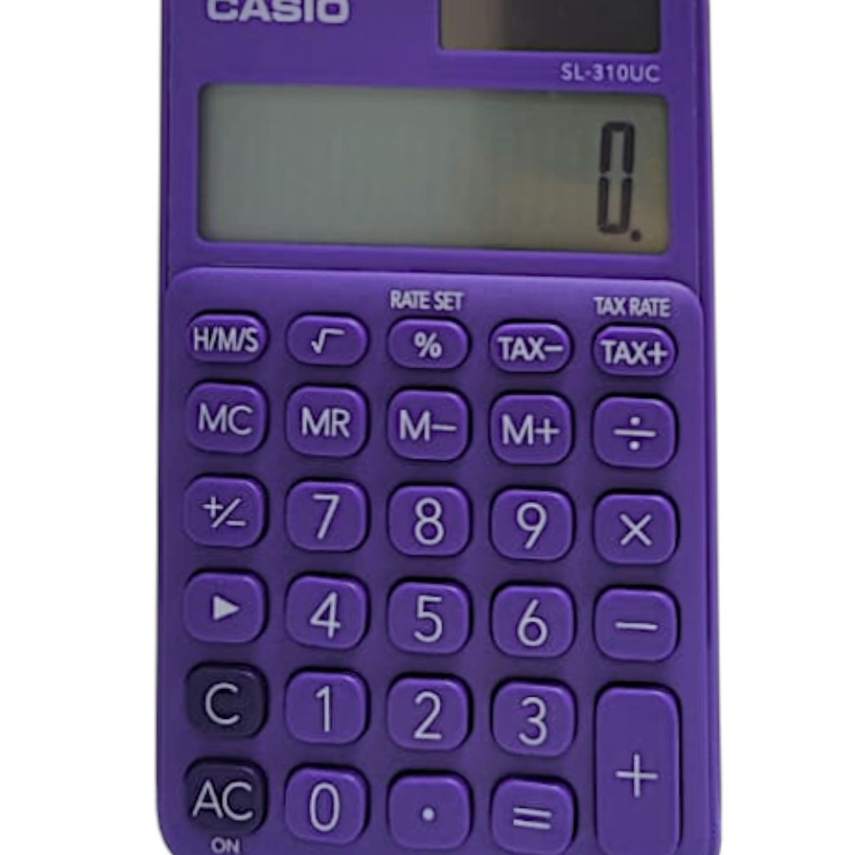 CASIO - Calculadora Casio Morada Portátil 10 Dígitos Ref Sl-310uc-pl Morado