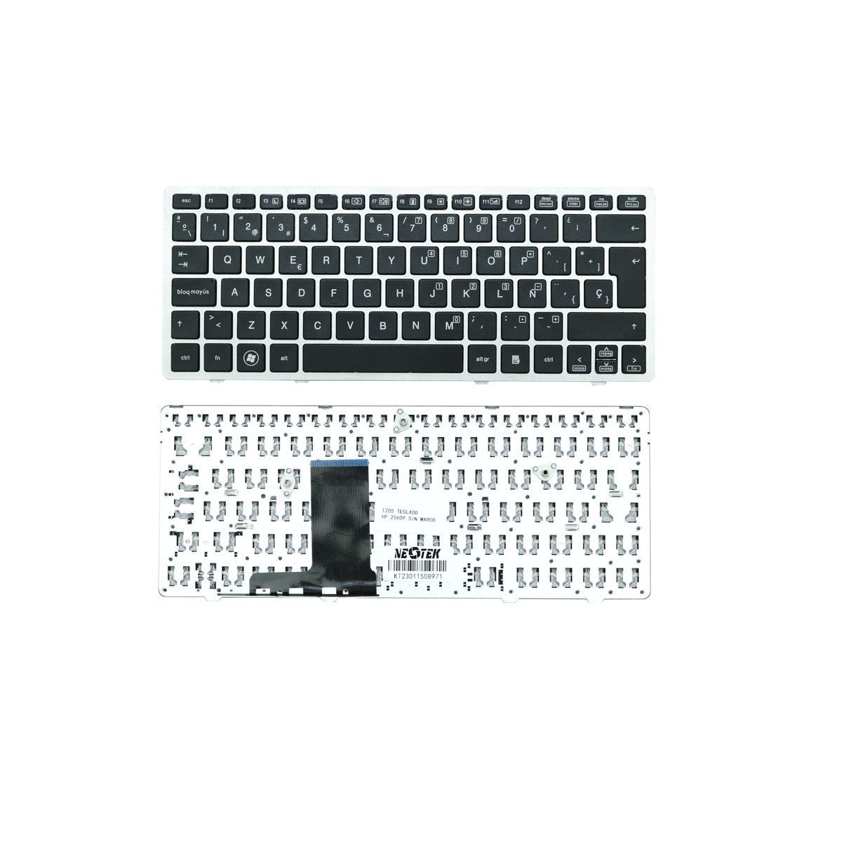 NEOTEK - TECLADO PARA PARA HP 2560P SIN MARCO