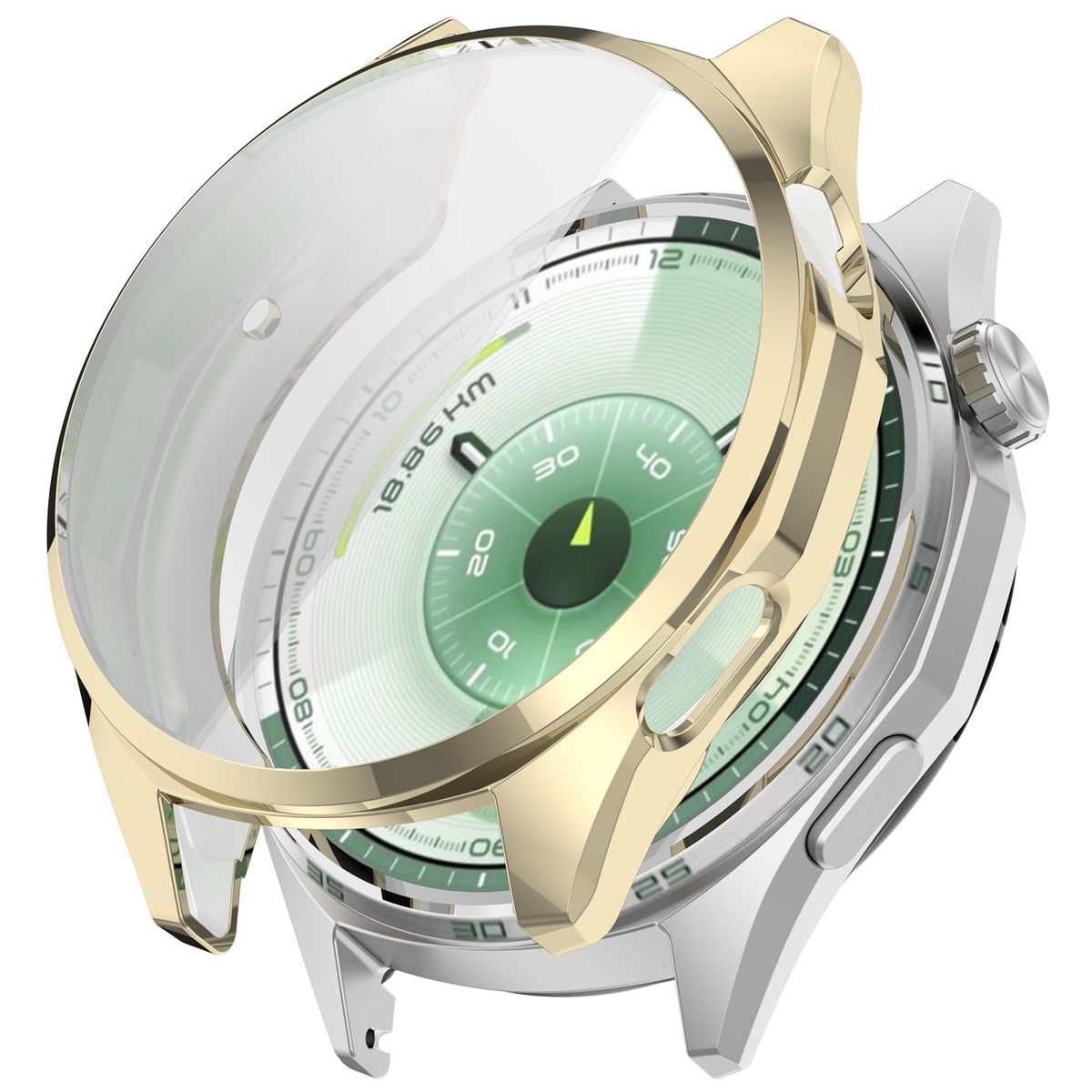 GENERICO - Funda Protectora Para Huawei Watch Gt6 De 46mm Dorado