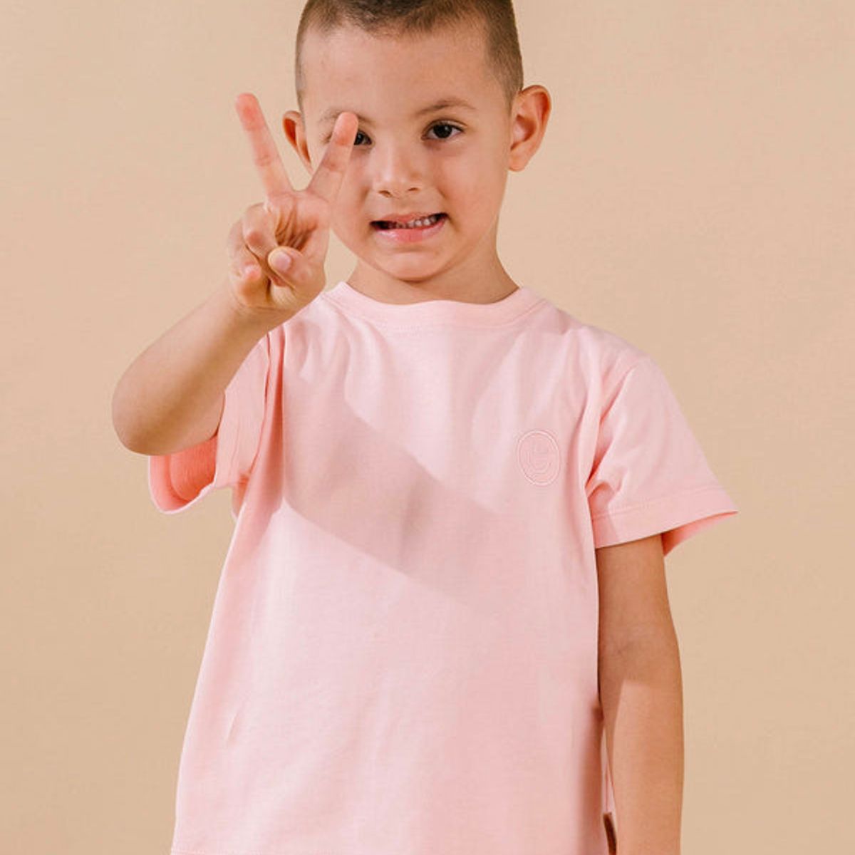 DOSOJOS - Camiseta en 100% algodón peruano - Palo de rosa