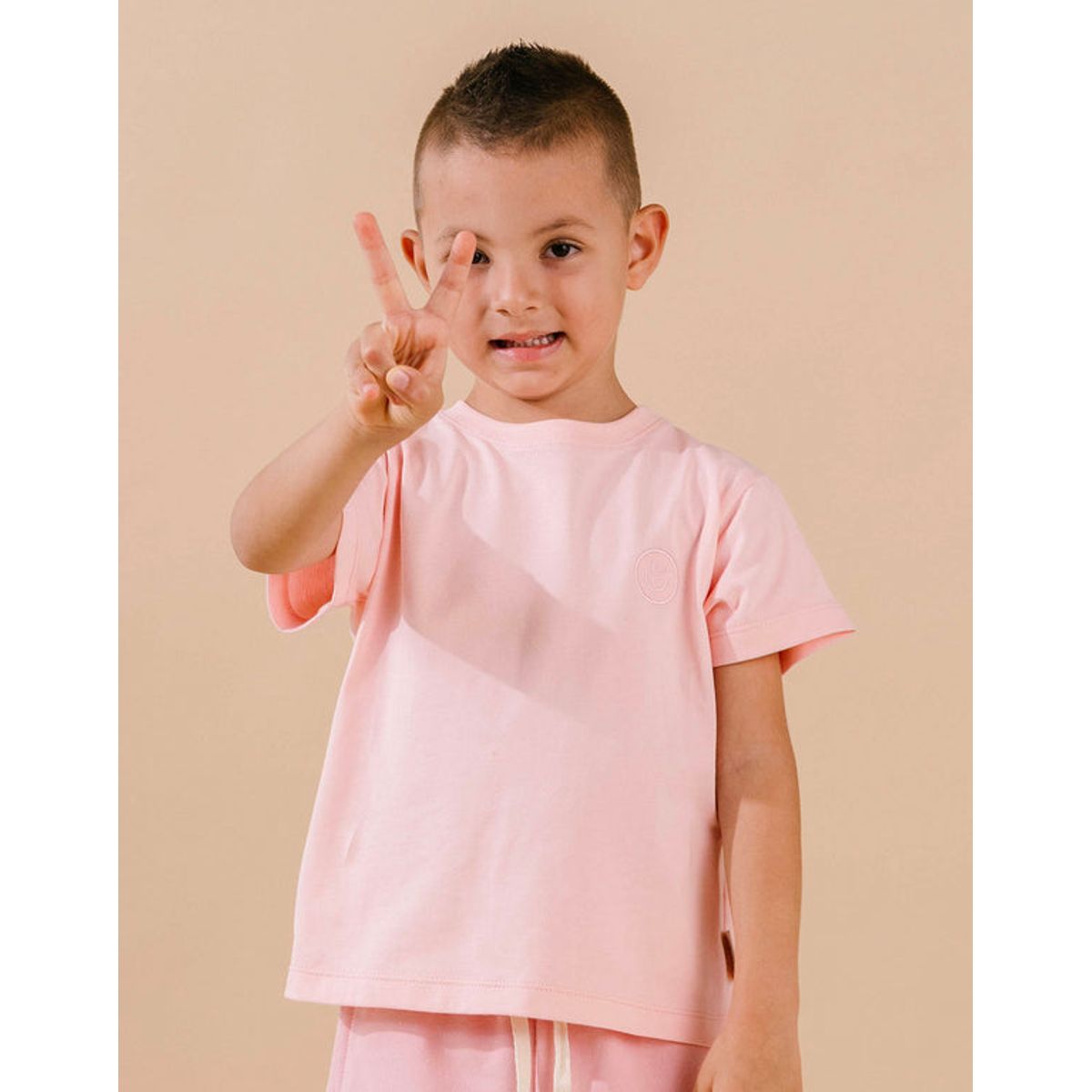 DOSOJOS - Camiseta en 100% algodón peruano - Palo de rosa