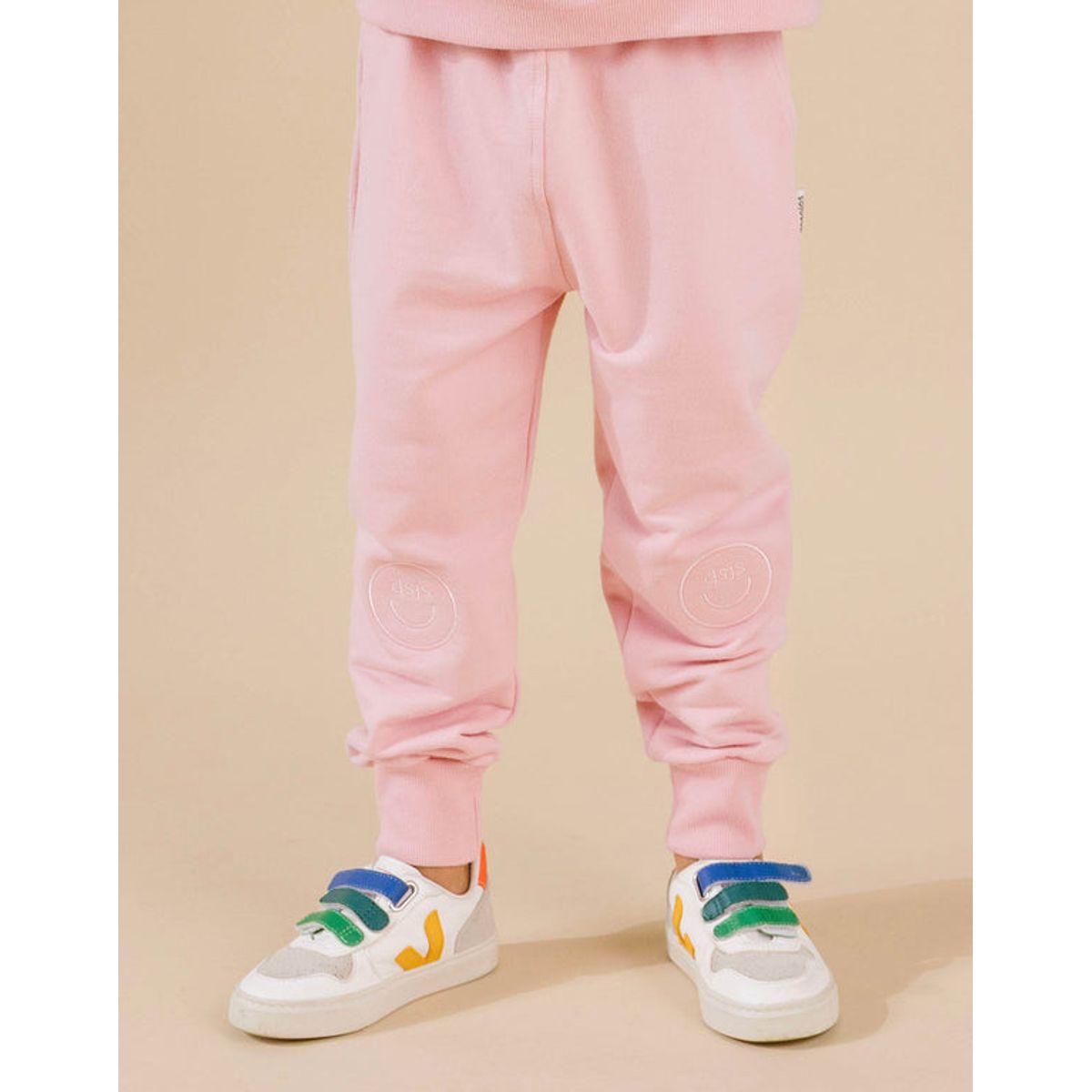 DOSOJOS - Jogger unisex infantil en 100% algodón peruano - Palo de rosa