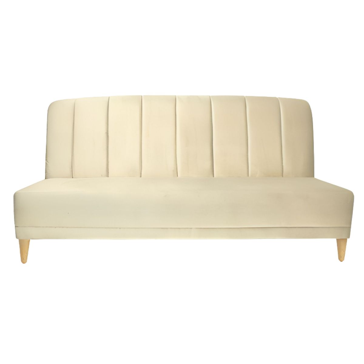 GENERICO - SOFACAMA MOLY 3 PUESTOS COLOR MARFIL 180X100X35