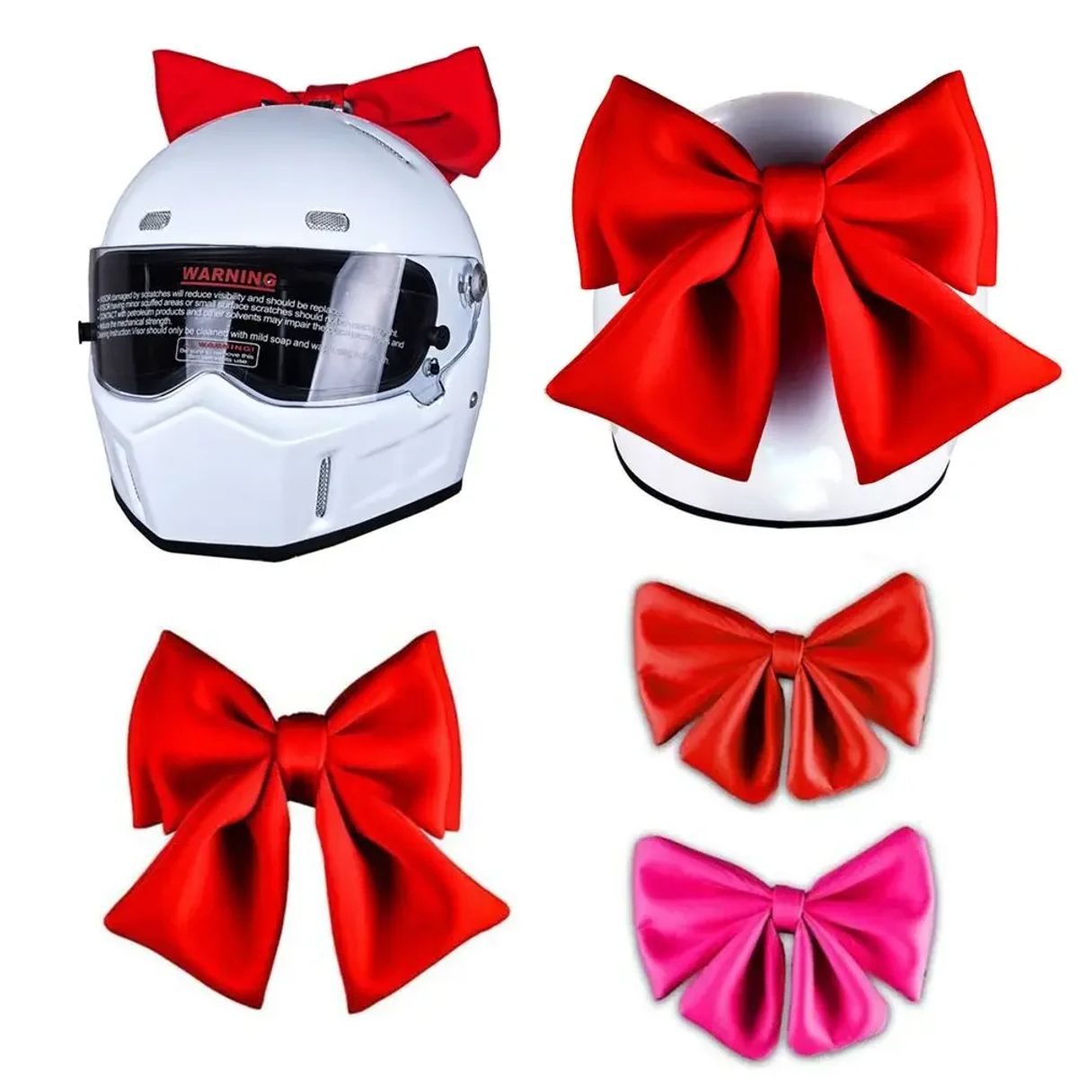 GENERICO - Moño Coquette Para Casco De Moto Mujer Accesorios Universal