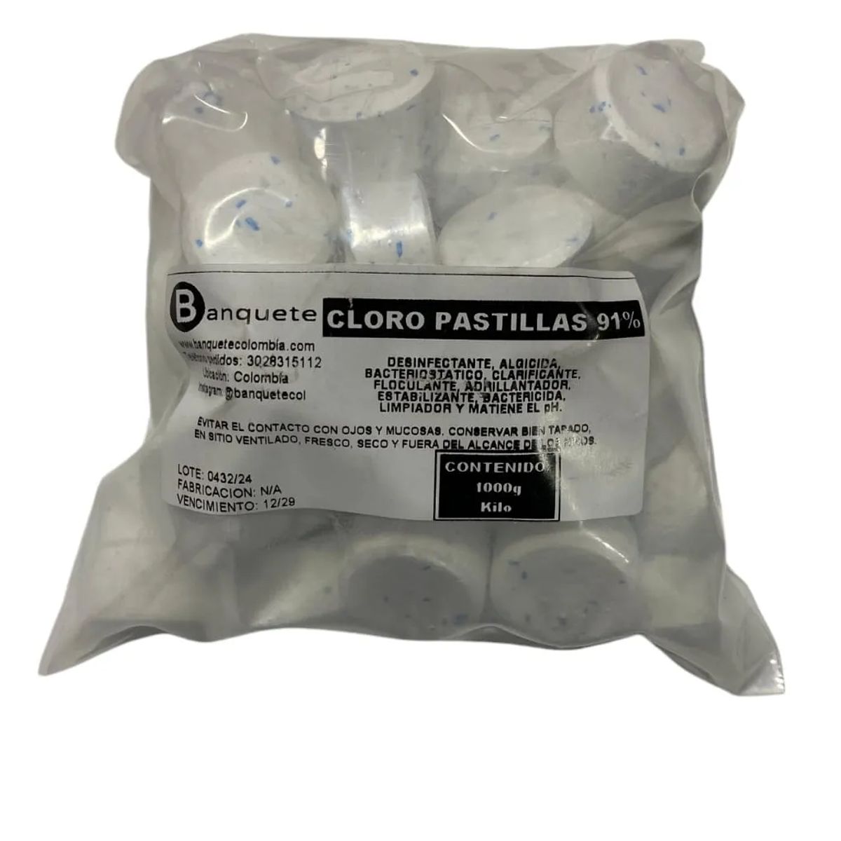 GENERICO - Pastillas cloradas 1kg