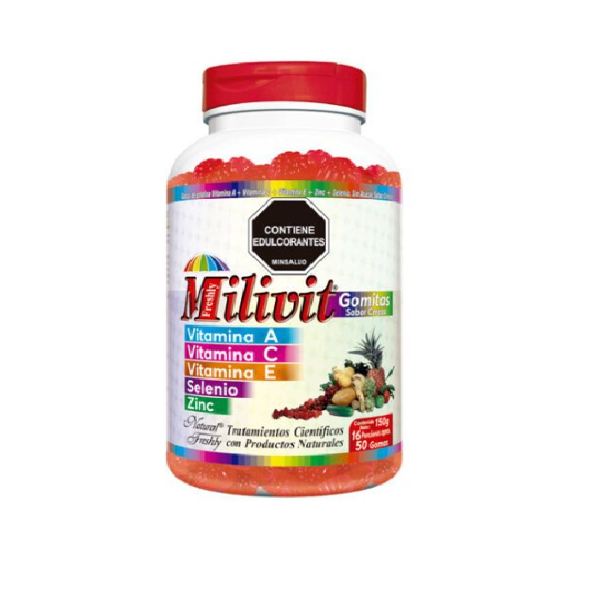 NATURAL FRESHLY - SUPLEMENTO MULTIVITAMINICO X 50 GOMAS/ MILIVIT