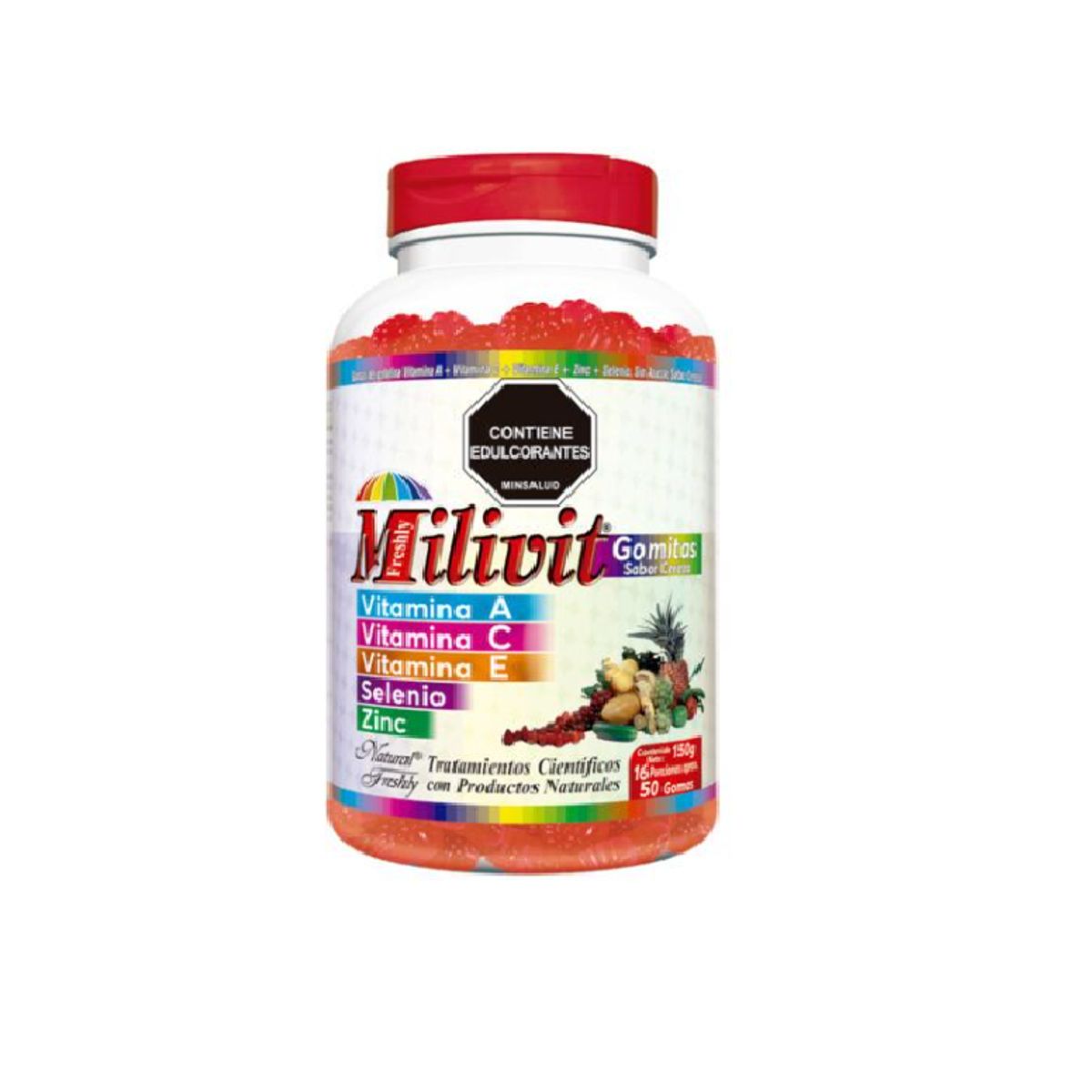 NATURAL FRESHLY - SUPLEMENTO MULTIVITAMINICO X 50 GOMAS/ MILIVIT