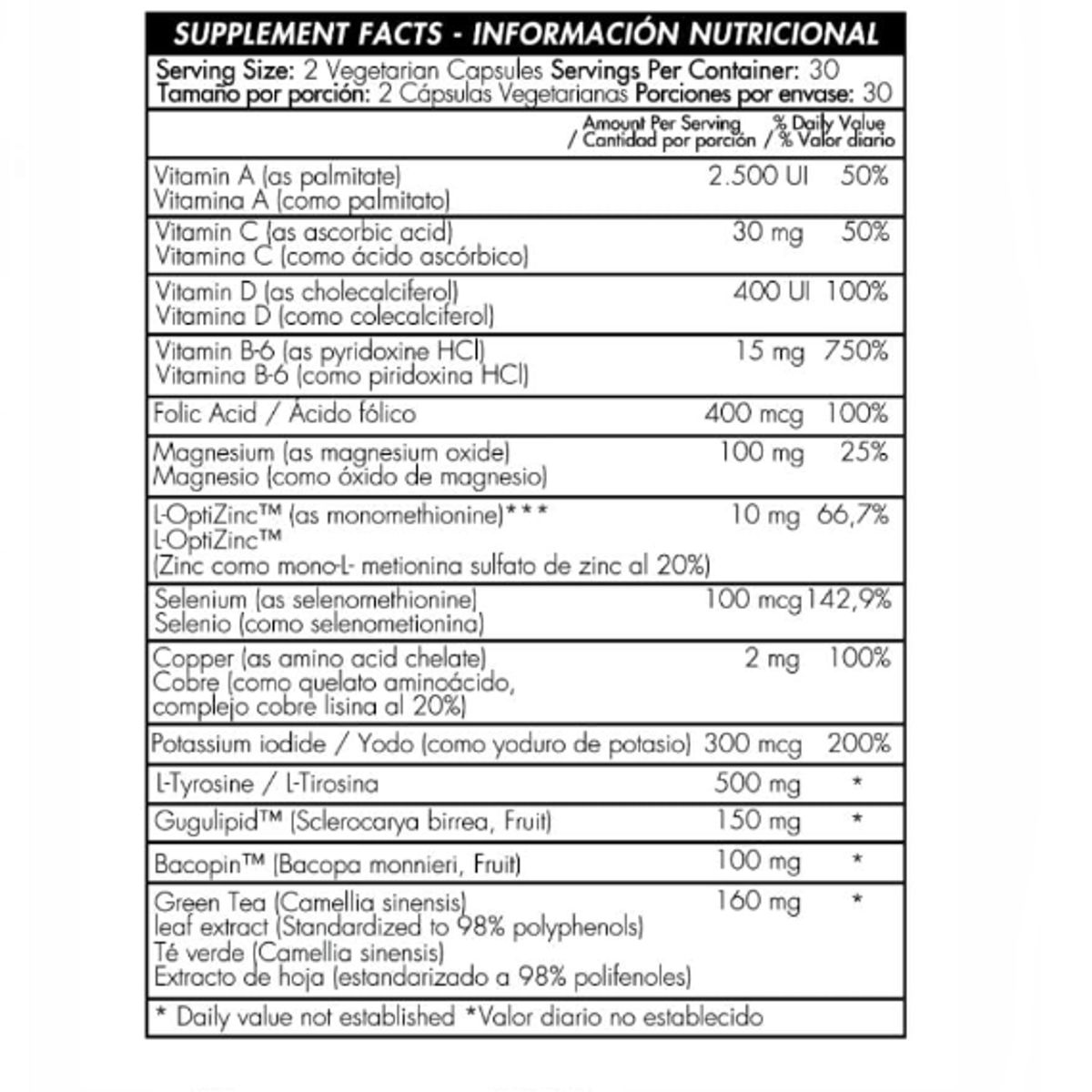HEALTHY AMERICA - SUPLEMENTO MULTIVITAMINICO X 60 UNIDADES/ DYROID - H.A.