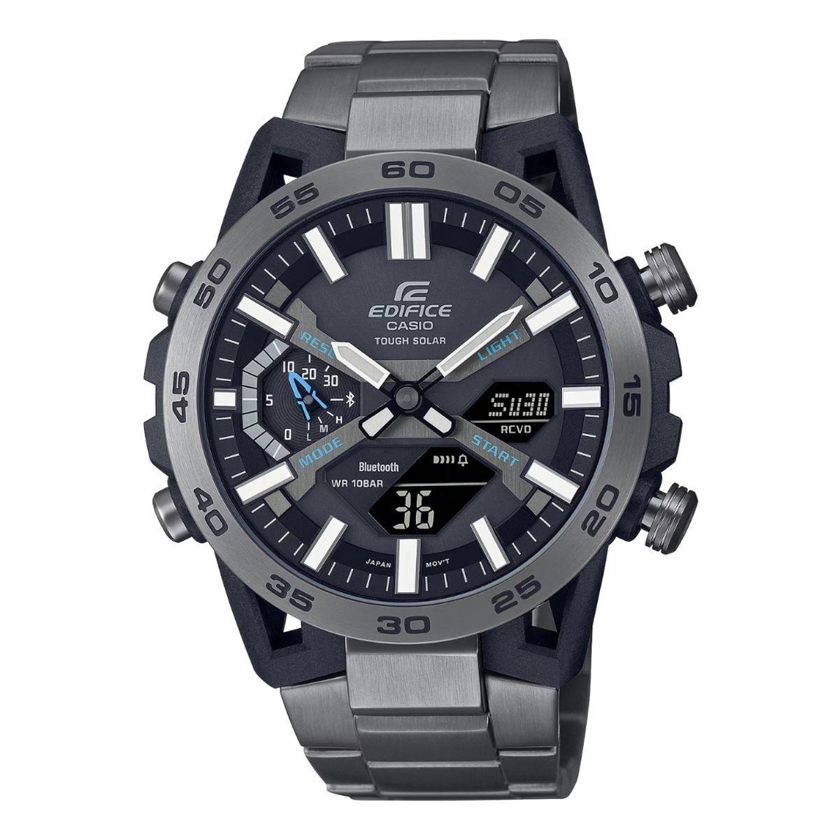 CASIO - Reloj Casio Edifice Para Hombre Moderno ECB-2000DC-1A Bluetooth Negro