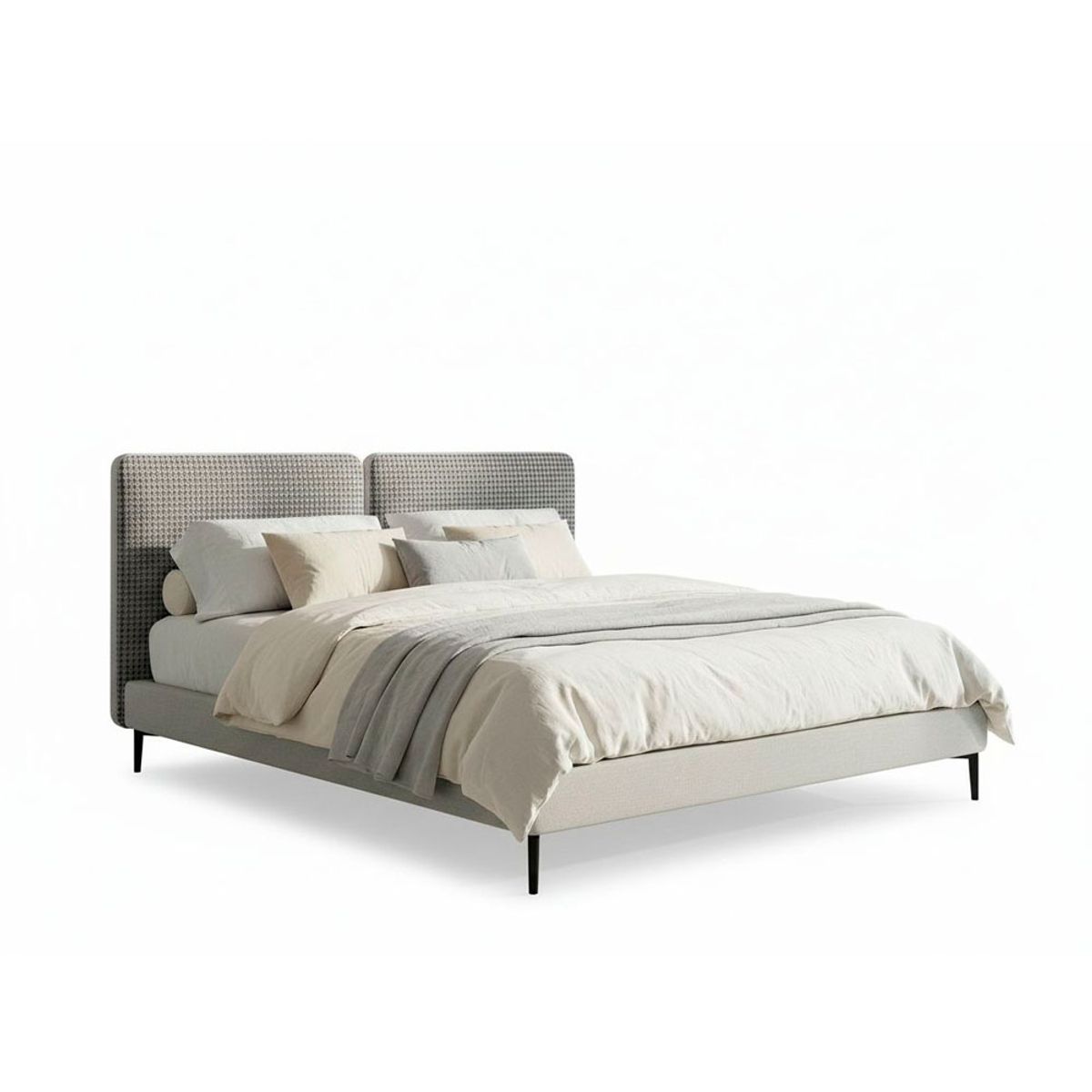 GENERICO - Cama Enlil en Roble para Colchón  140cm x 190cm