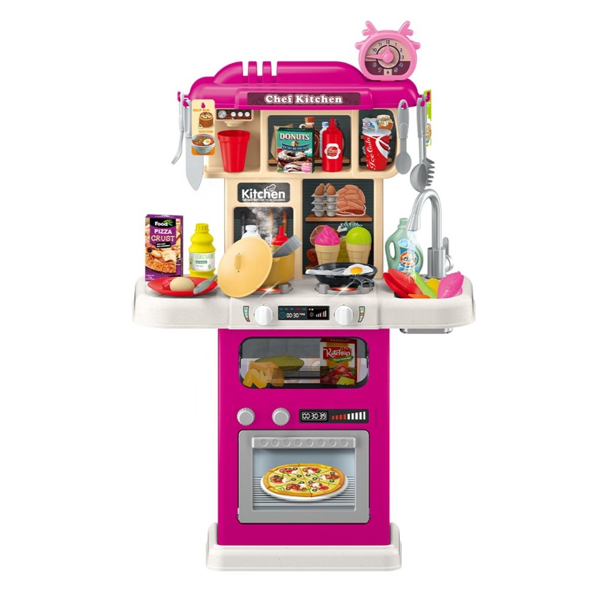OTRAS MARCAS - Cocina Infantil de Juguete con Accesorios  Set de Juego de Roles