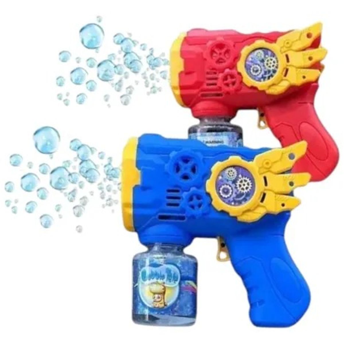 MIELTECH - Pistola De Burbujas Juguete Para Niños Bubble Luz azul o roja