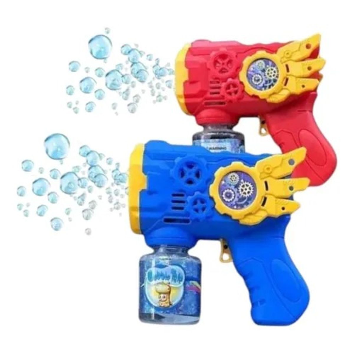 MIELTECH - Pistola De Burbujas Juguete Para Niños Bubble Luz azul o roja