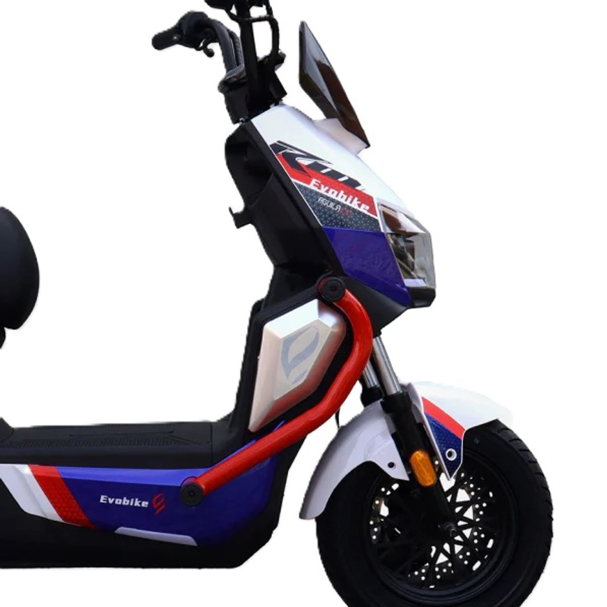 EVOBIKE - Bicicleta Eléctrica EVOBIKE AGUILA PRO 48kmh color BLANCO ROJO