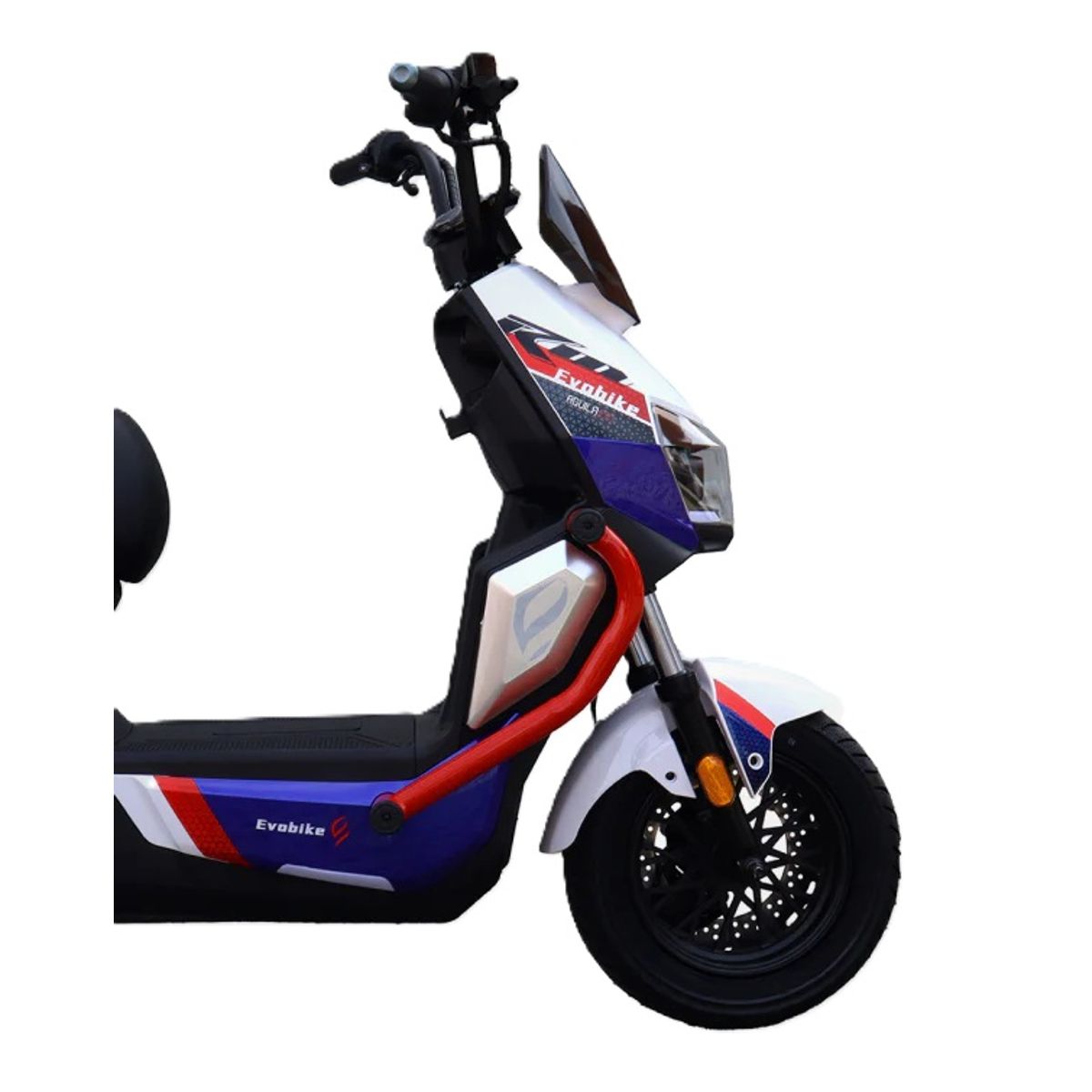 EVOBIKE - Bicicleta Eléctrica EVOBIKE AGUILA PRO 48kmh color BLANCO ROJO