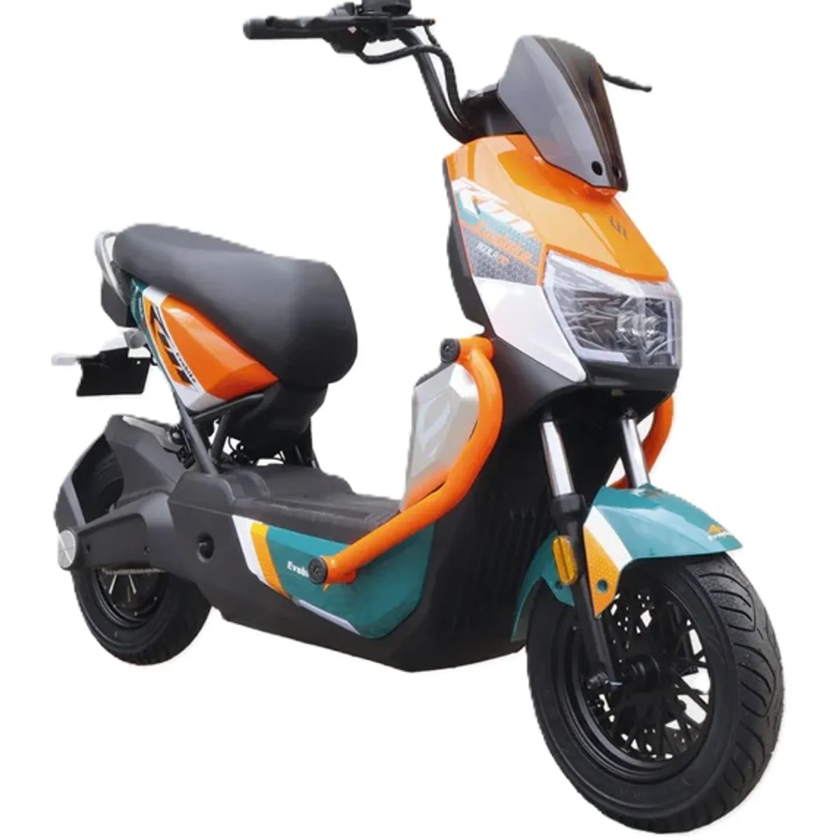 EVOBIKE - Bicicleta Eléctrica EVOBIKE AGUILA PRO 48kmh color NARANJA VERDE