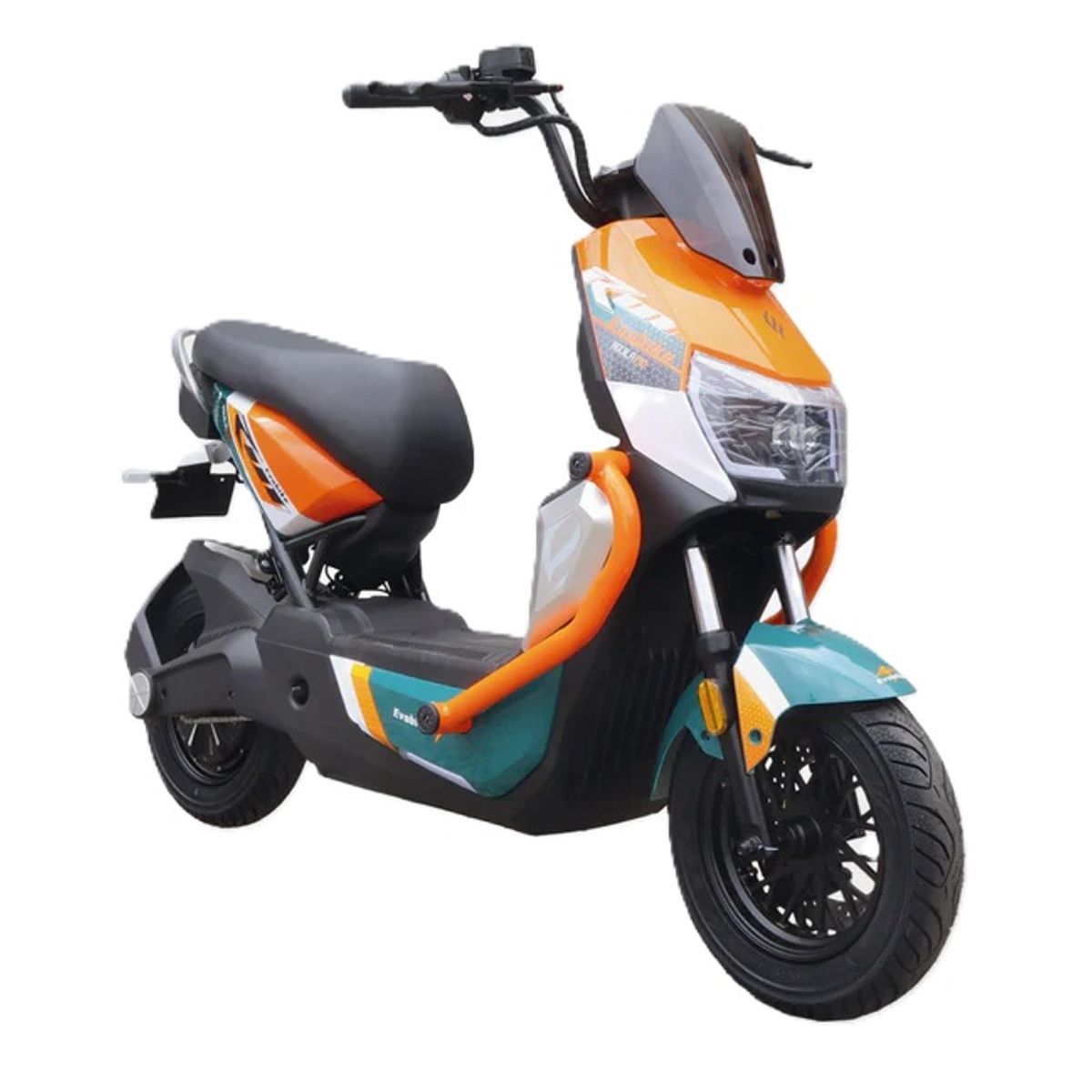 EVOBIKE - Bicicleta Eléctrica EVOBIKE AGUILA PRO 48kmh color NARANJA VERDE