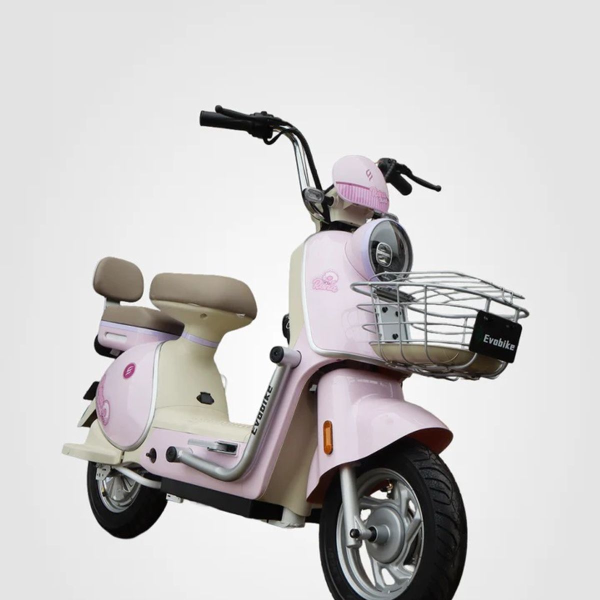 EVOBIKE - Bicicleta Eléctrica EVOBIKE REINA 45kmh color ROSADA 350W