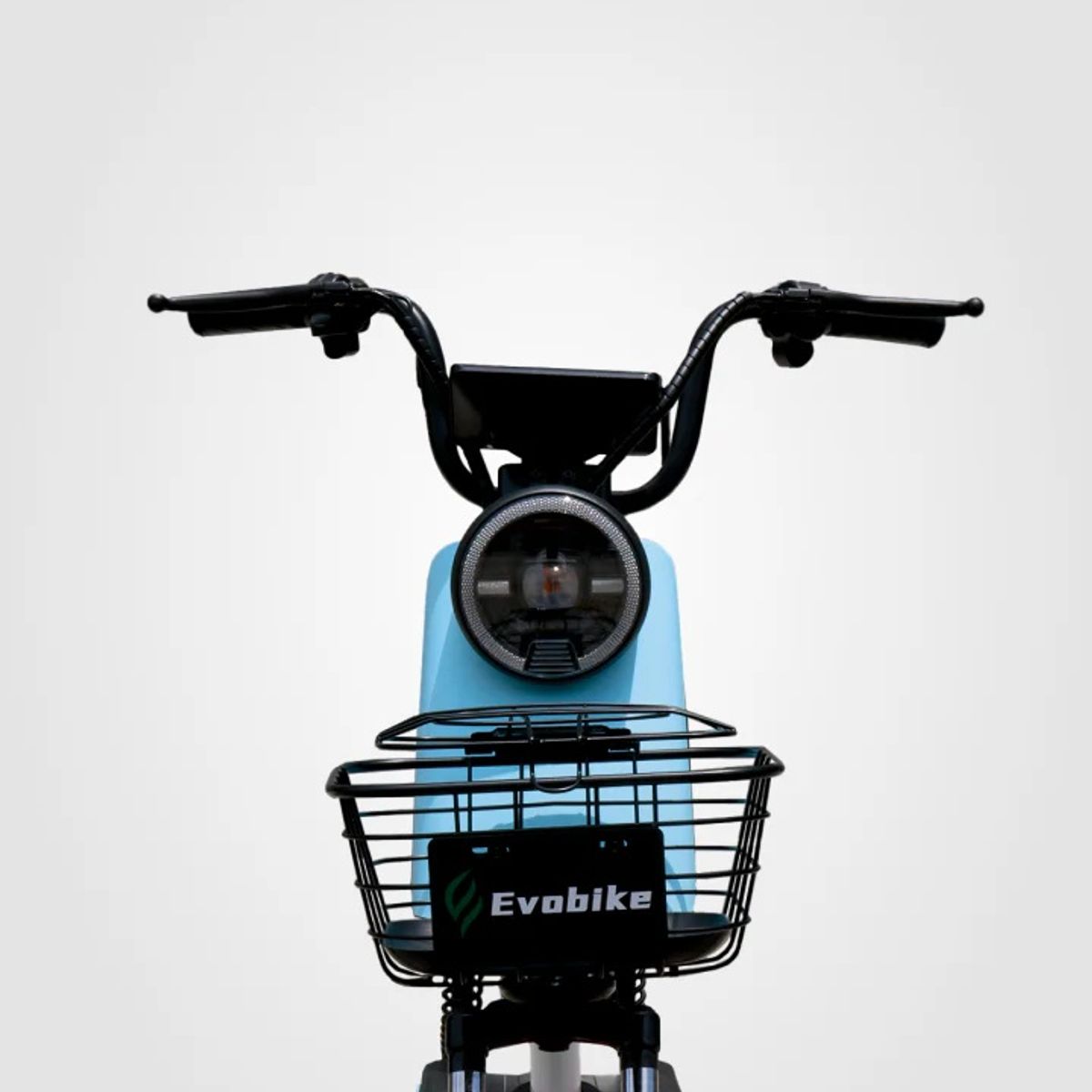 EVOBIKE - Bicicleta Eléctrica EVOBIKE SOL PRO 35kmh NARANJA AZUL 350W Batería Extraíble