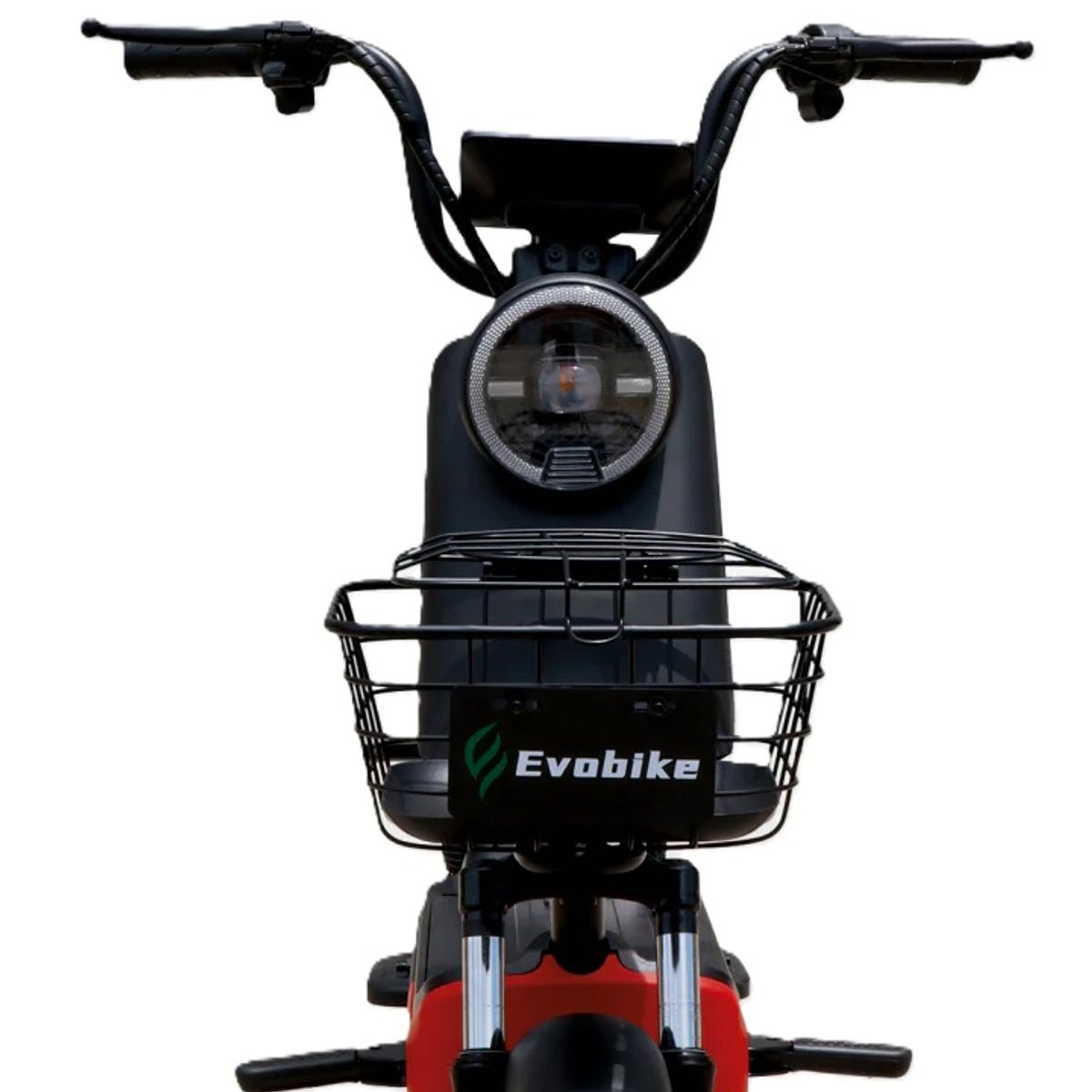 EVOBIKE - Bicicleta Eléctrica EVOBIKE SOL PRO 35kmh NEGRO ROJO 350W Batería Extraíble