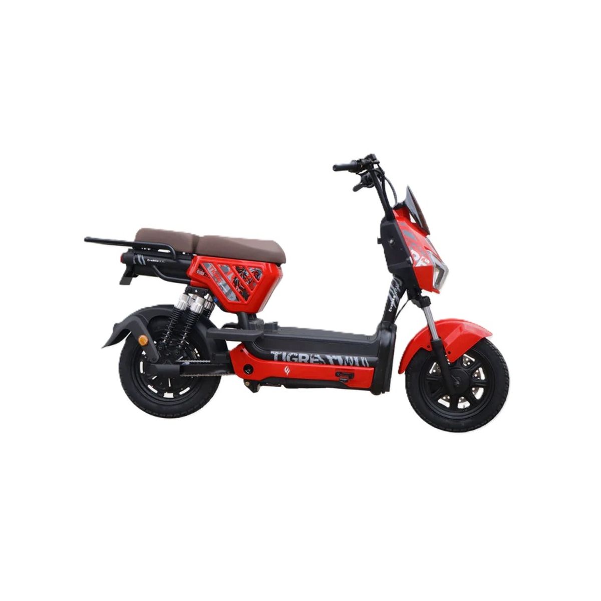 EVOBIKE - Bicicleta Eléctrica EVOBIKE TIGRE 48kmh color ROJO 350W Batería Extraíble
