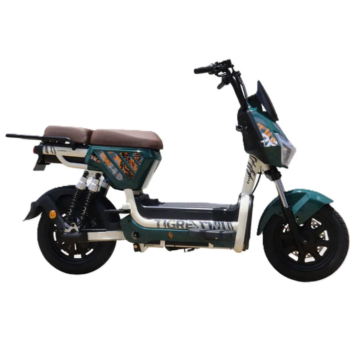 EVOBIKE - Bicicleta Eléctrica EVOBIKE TIGRE 48kmh color VERDE 350W Batería Extraíble