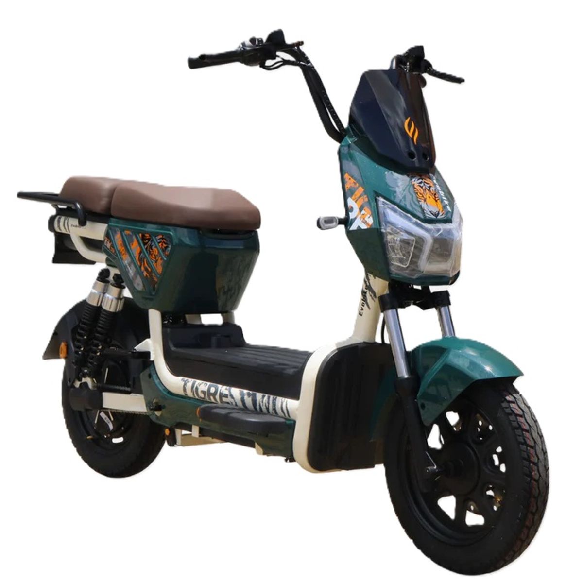 EVOBIKE - Bicicleta Eléctrica EVOBIKE TIGRE 48kmh color VERDE 350W Batería Extraíble