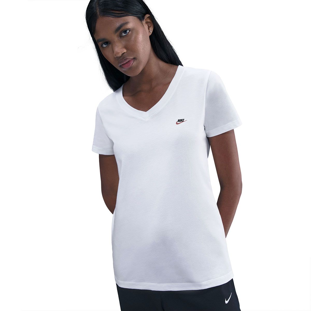 NIKE - CAMISETA NSW TEE VNECK LBR FS NIKE DAMA