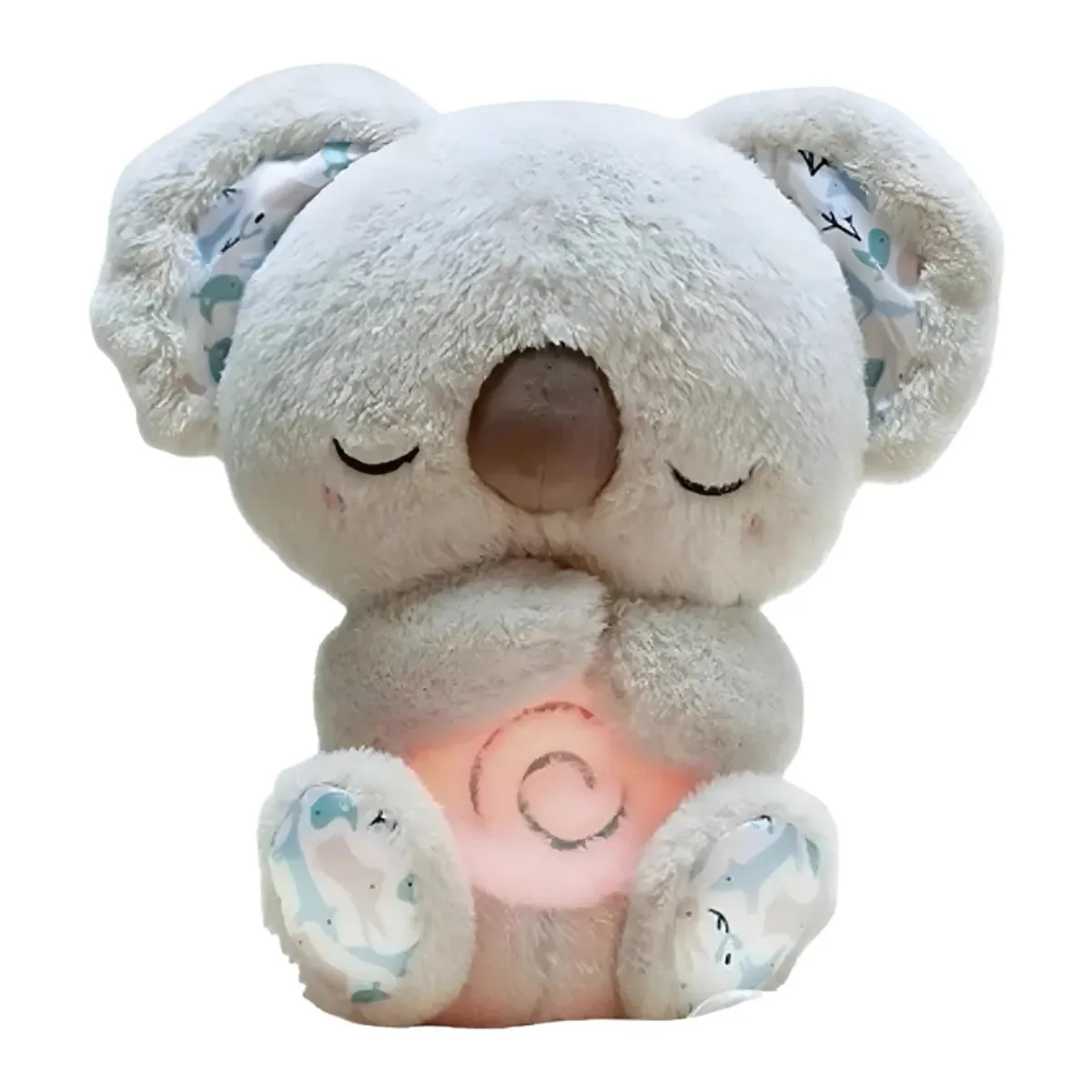 GENERICO - Peluche Muñeco Koala Respira Calma Ansiedad Sueño Profundo Color Gris
