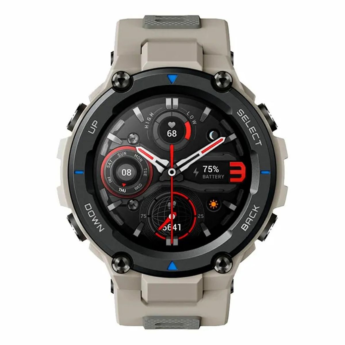 AMAZFIT - Reloj Inteligente Amazfit  T-Rex Pro Desert Grey