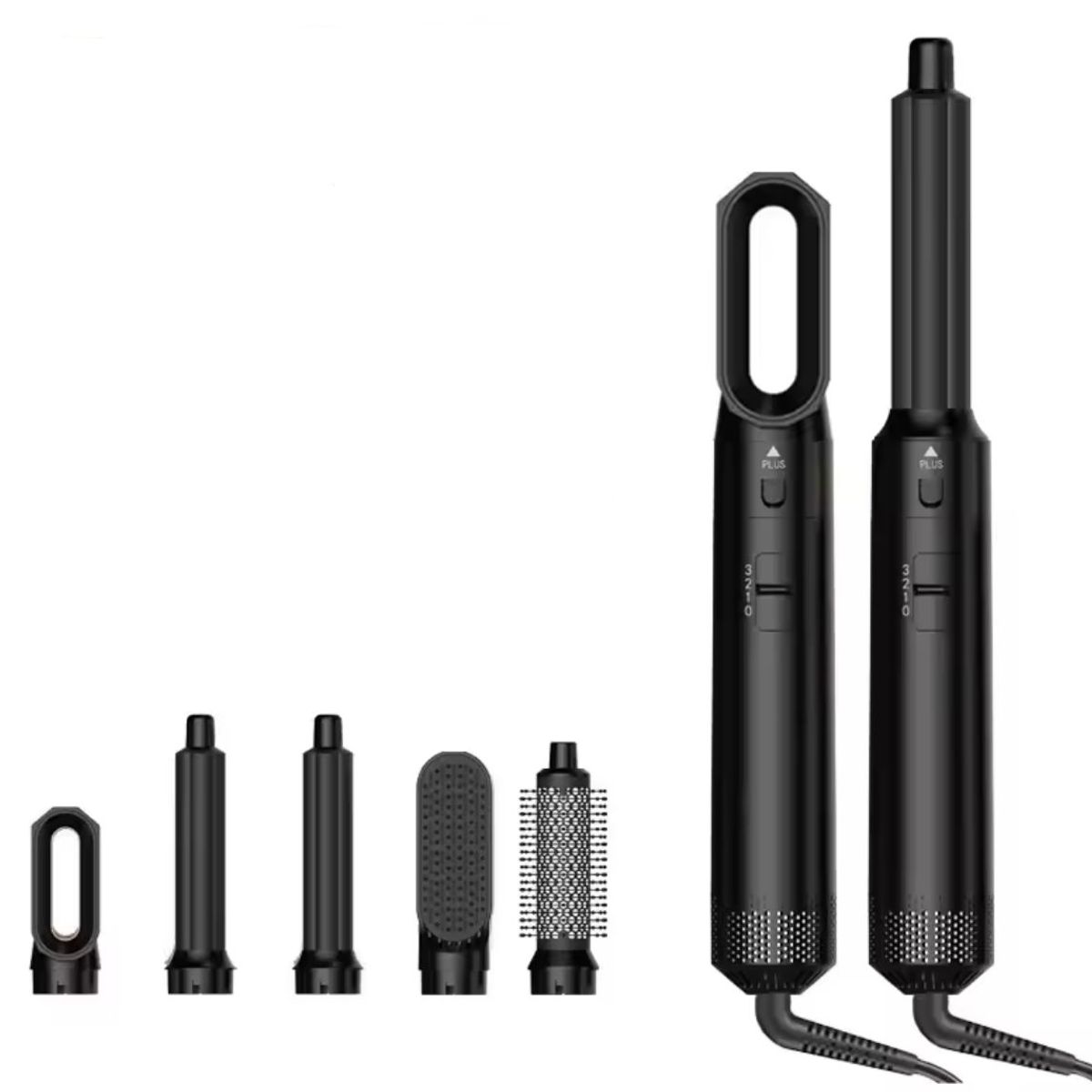 GENERICO - Cepillo Secador y Alisador 5 en 1 – TP-5+1 Multifuncional para Cabello