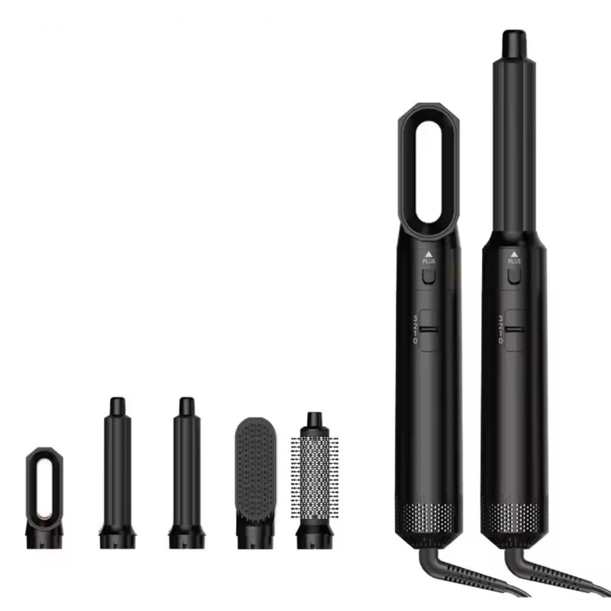 GENERICO - Cepillo Secador y Alisador 5 en 1 – TP-5+1 Multifuncional para Cabello