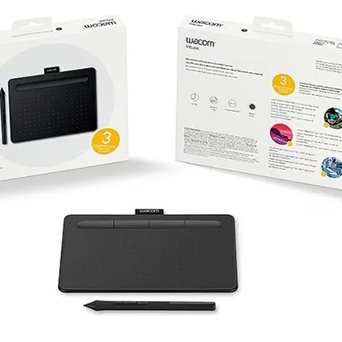 WACOM - Tableta Gráfica Wacom Intuos CTL4100K0-AX Small Color Negro