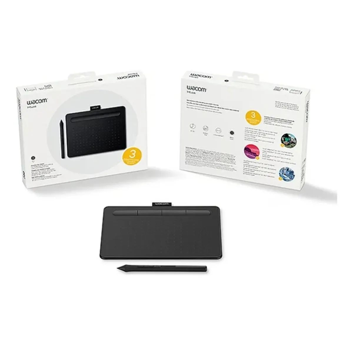 WACOM - Tableta Gráfica Wacom Intuos CTL4100K0-AX Small Color Negro