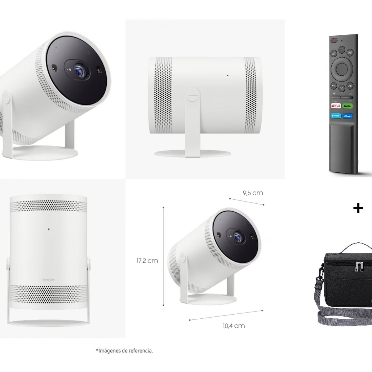 SAMSUNG - Proyector Samsung Portatil Video Beam The Freestyle Control Universal + Maleta Best Soul