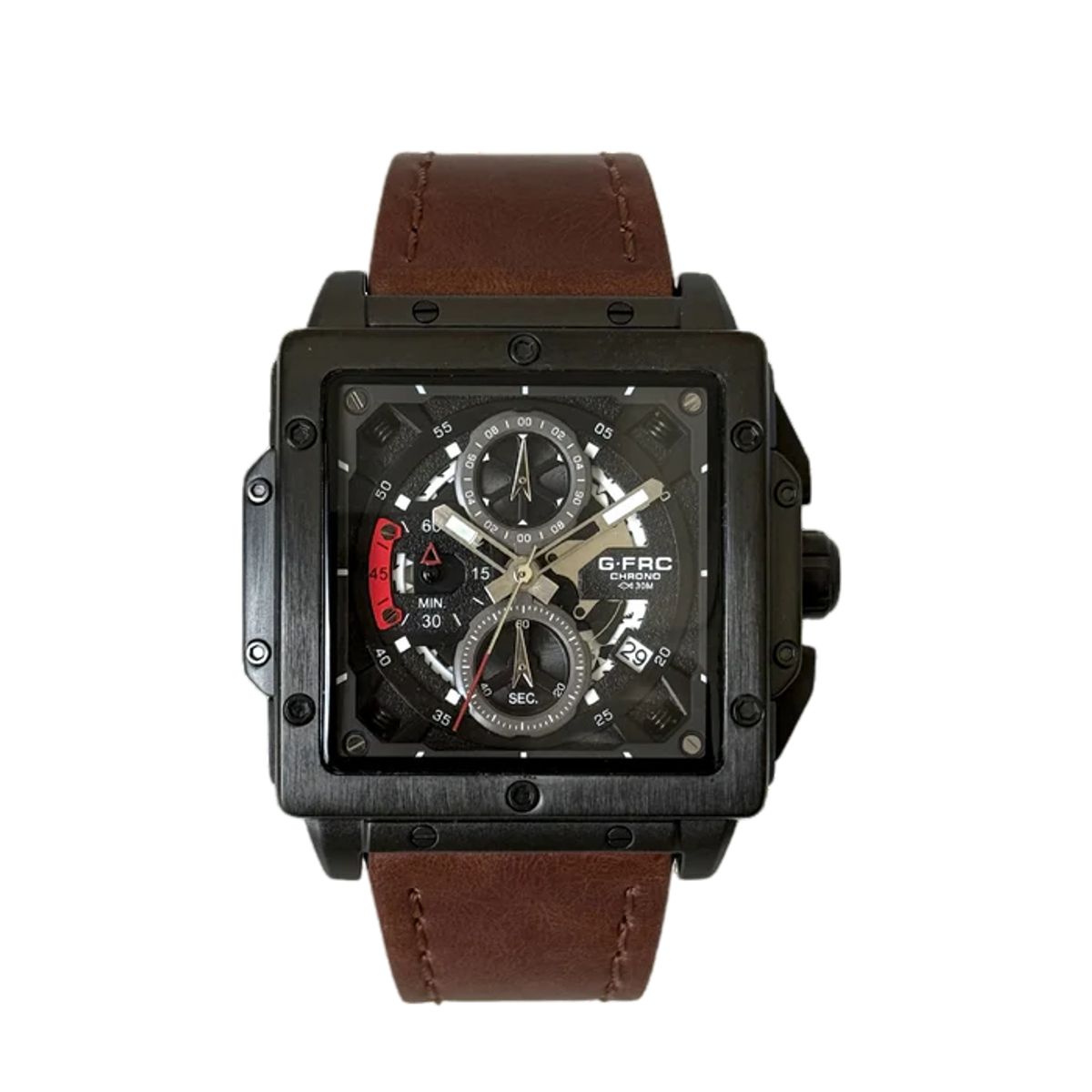 GFORCE - Reloj G Force 8064 Marron Fondo Negro