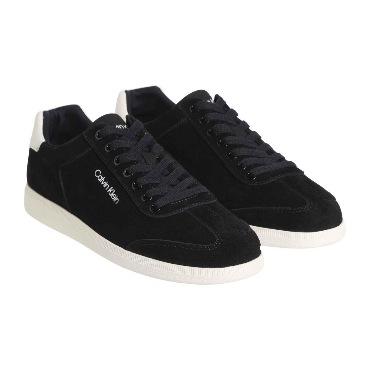 CALVIN KLEIN - Tenis multicolor de corte bajo con textura de gamuza Calvin Klein