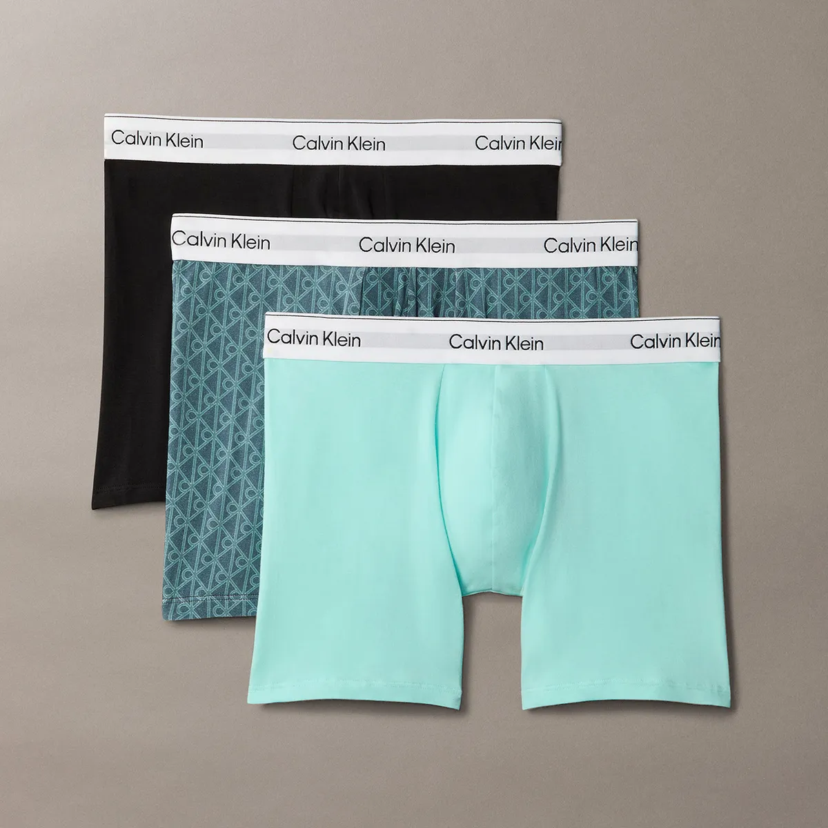 CALVIN KLEIN - Pack multicolor de 3 boxers sueltos largos - Icon Cotton Stretch Calvin Klein