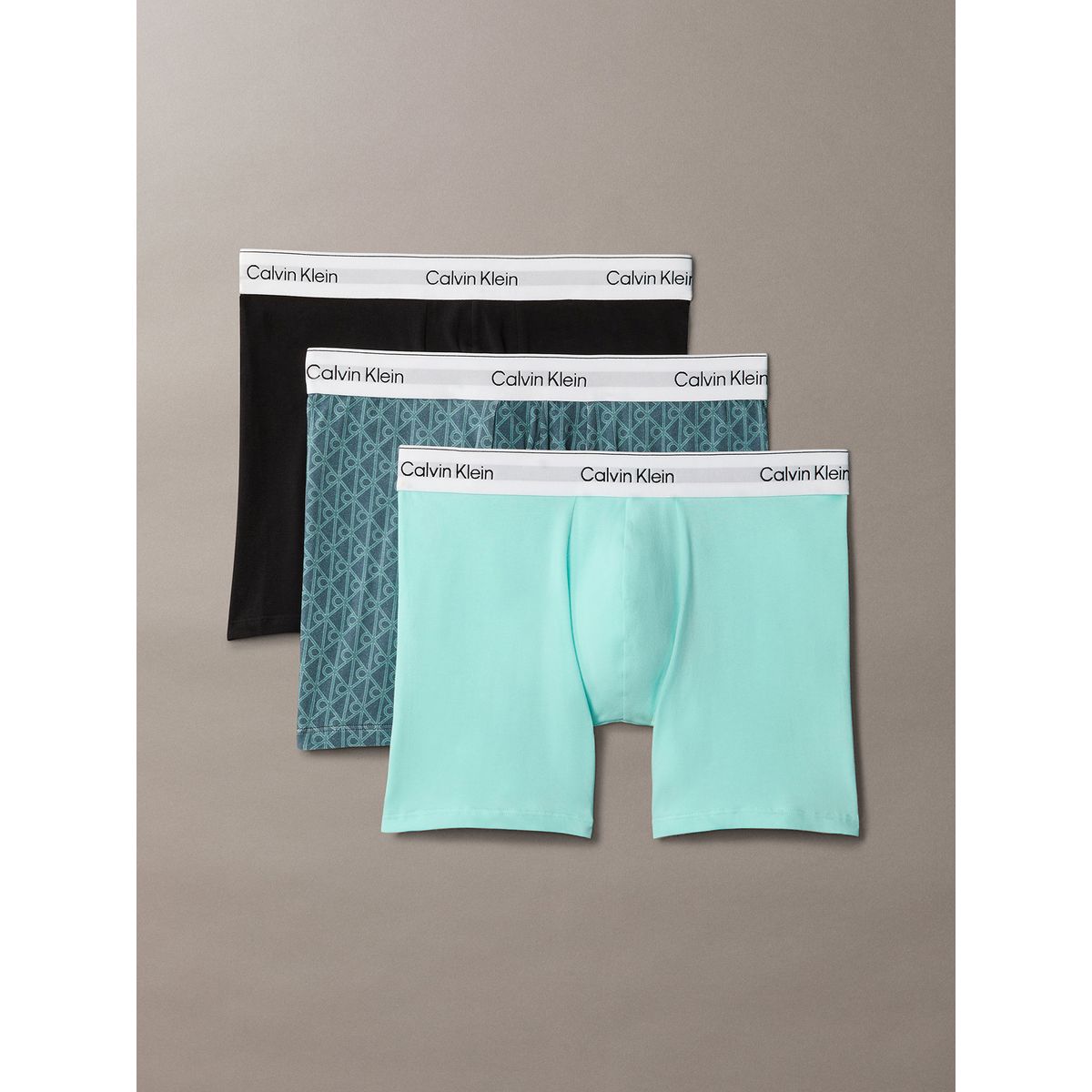 CALVIN KLEIN - Pack multicolor de 3 boxers sueltos largos - Icon Cotton Stretch Calvin Klein