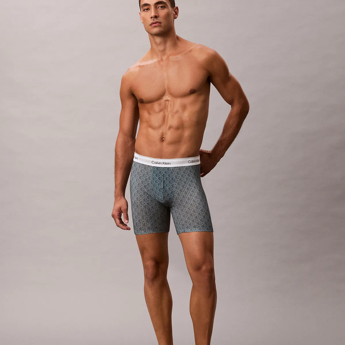 CALVIN KLEIN - Pack multicolor de 3 boxers sueltos largos - Icon Cotton Stretch Calvin Klein