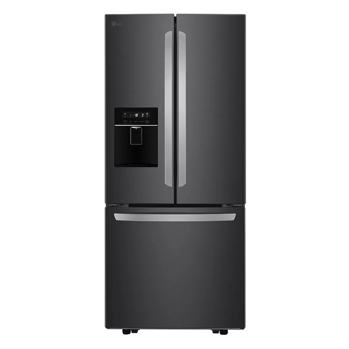 LG - Nevecón LG Side by Side 618 L No Frost Plateado GM22SGTAMCCCLM