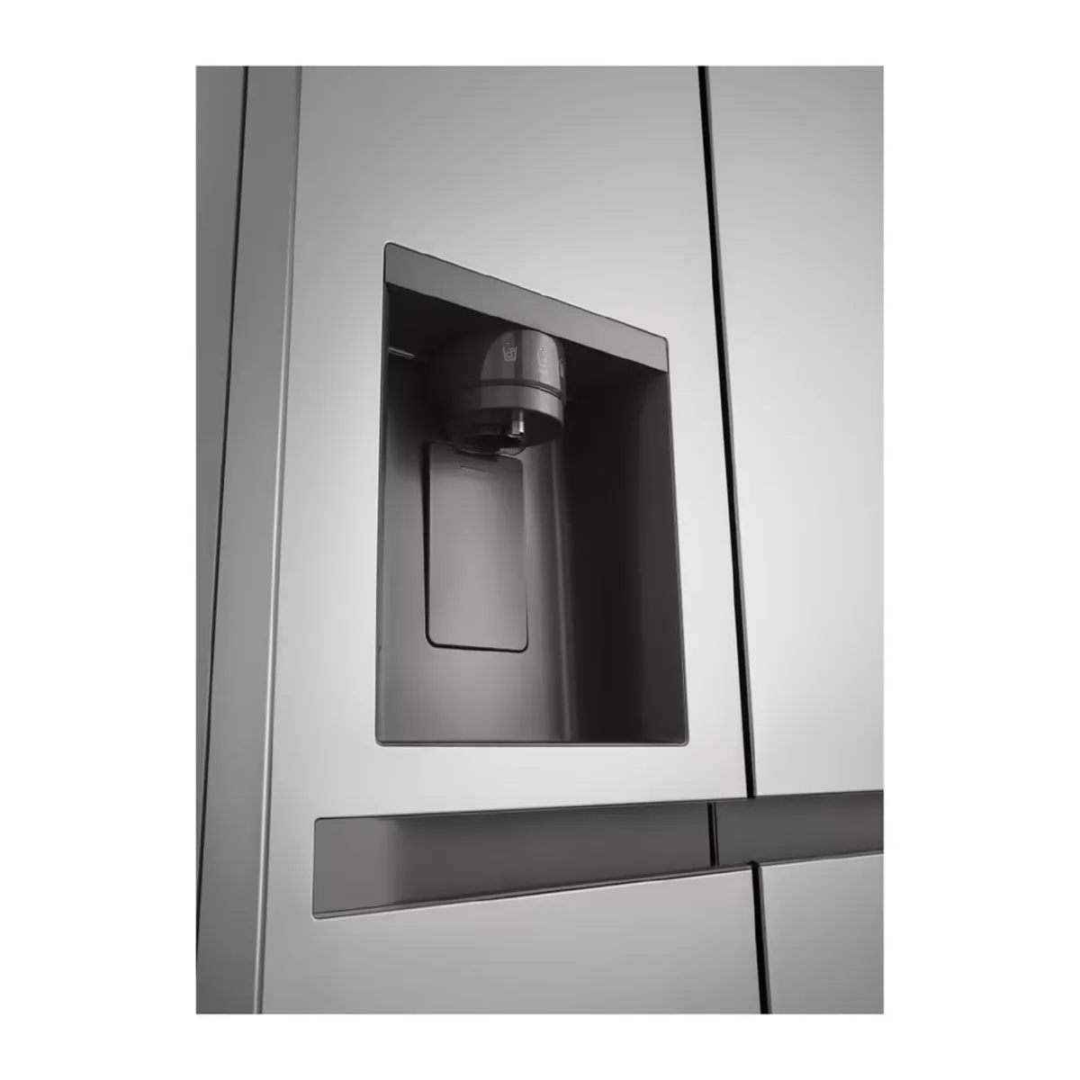 LG - Nevecón LG Side by Side 635 L No Frost Plateado GS66SPYAPYCCLM