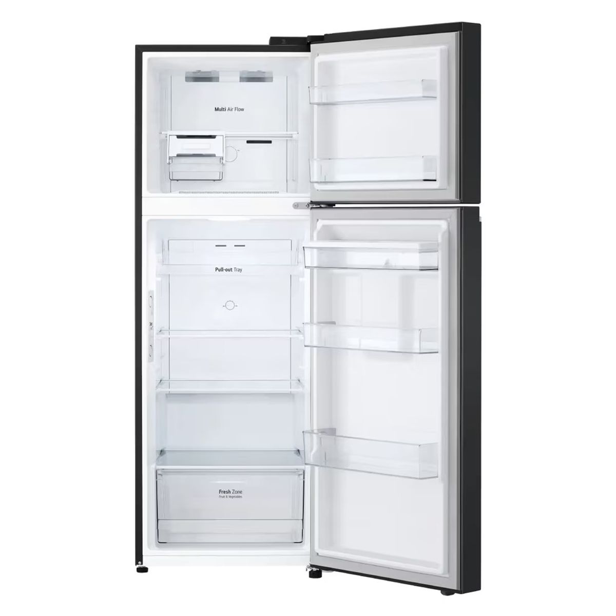 LG - Nevera LG Top Freezer 334 L No Frost Negra VT34KPMAEPCCLM