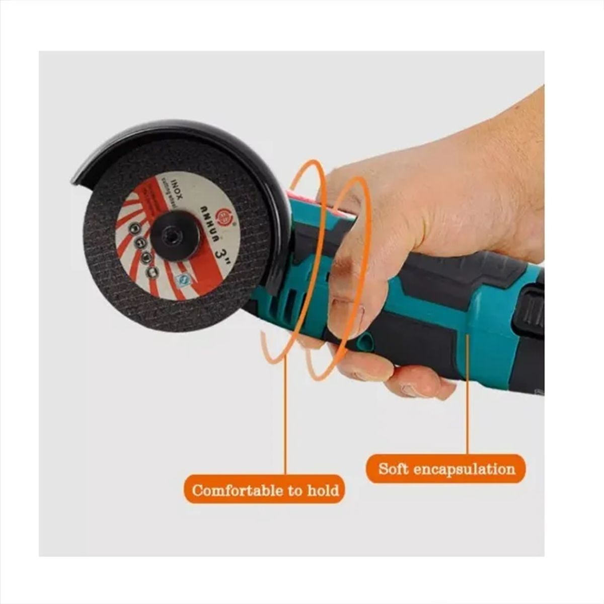 GENERICO - Pulidora de Mano Recargable Portatil Inalambrica con Bateria Recargable