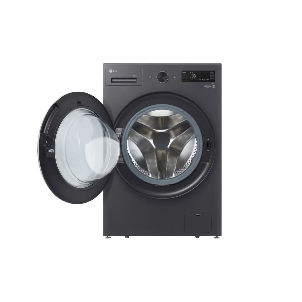 LG - Lavadora LG 16Kg Carga Frontal AIDD TurboWash Grafito