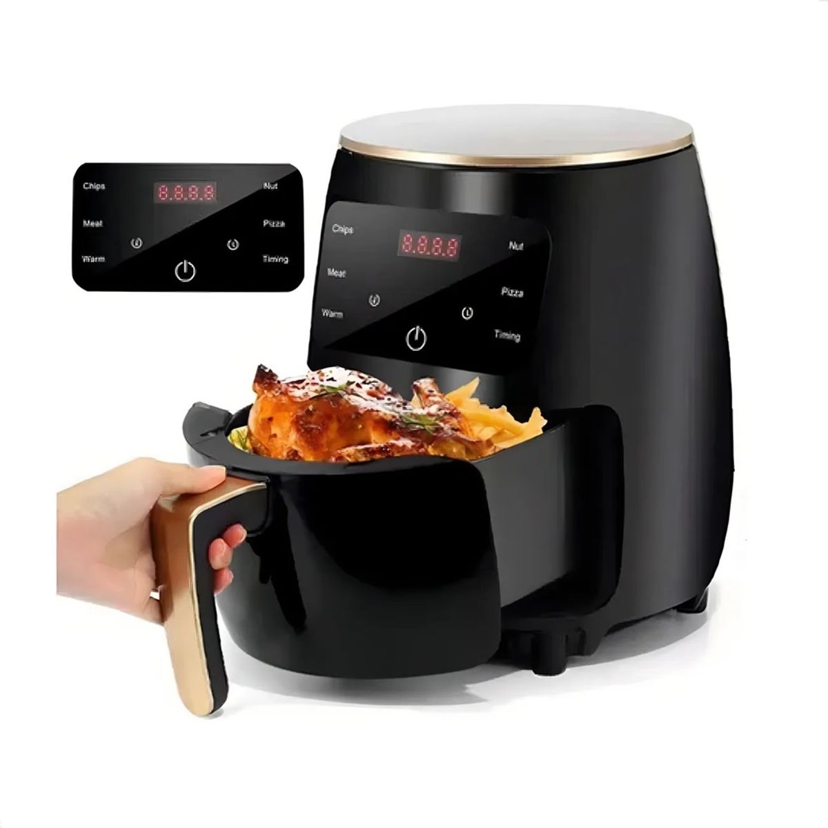 GENERICO - Freidora de Aire 6 Litros Saludable con Pantalla Led Digital