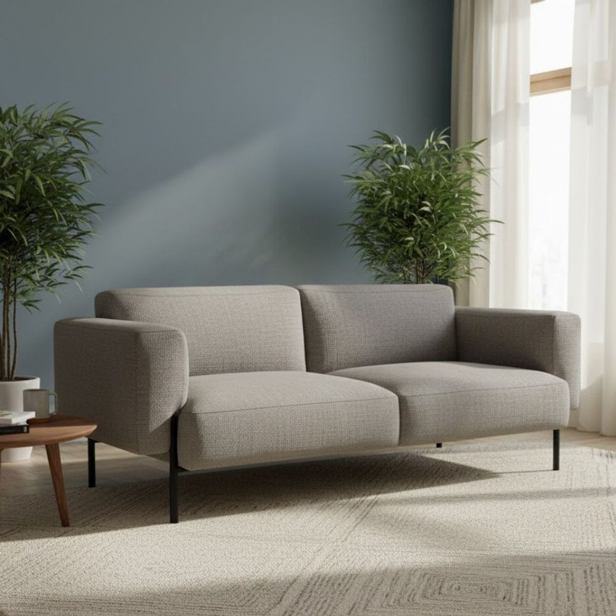 22 GRADOS DECORACION - Sofá Atenn en Tela  185cm x 85cm_.